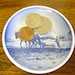 Royal Copenhagen Butter Pat, Faiance Landmanden, Wall Hanging, Butterpat, Tip Tray, Pin Dish, Blue Country Scene with Horses