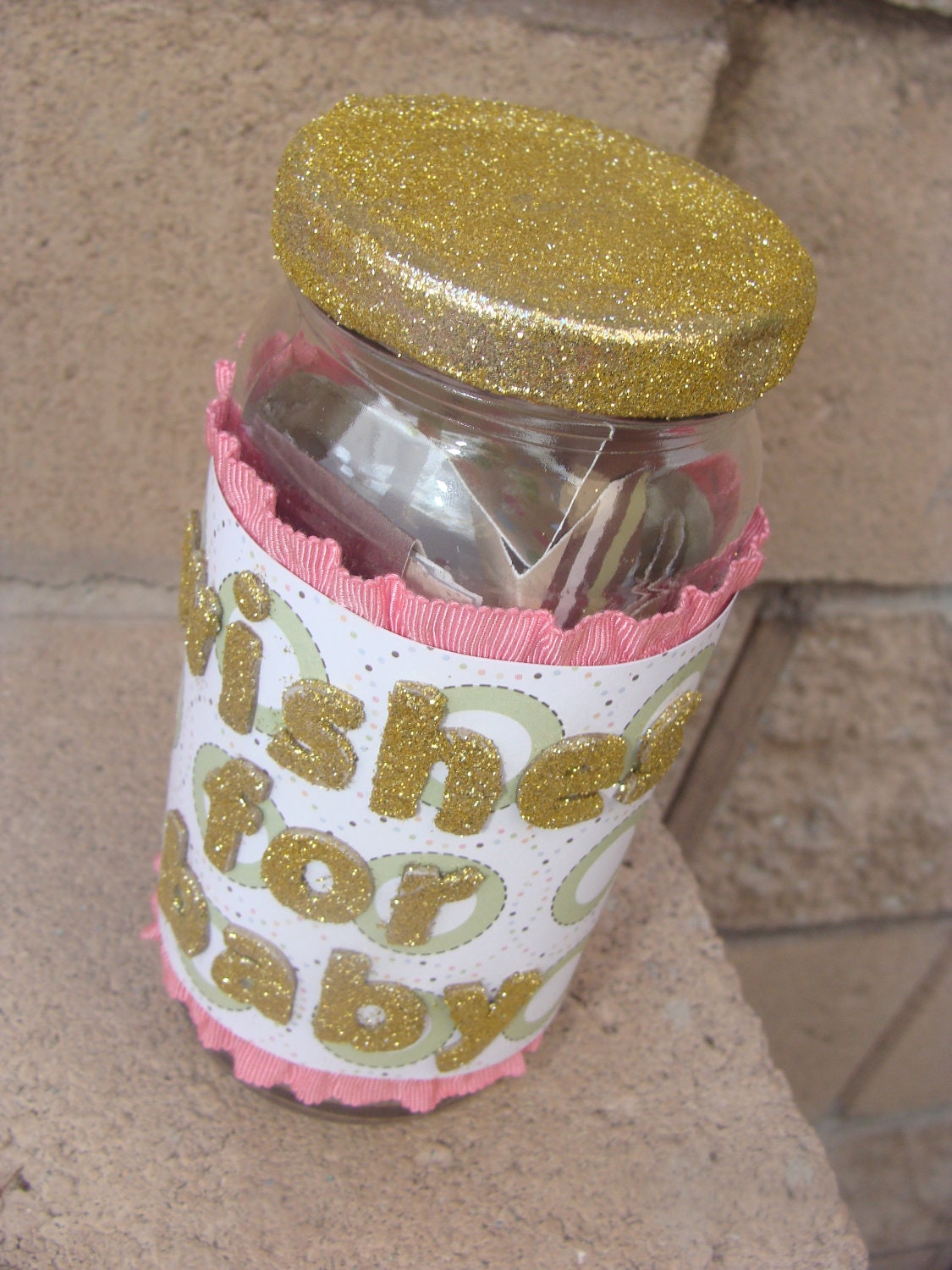 Jar of wishes "Wishes for Baby" includes 50 inserts