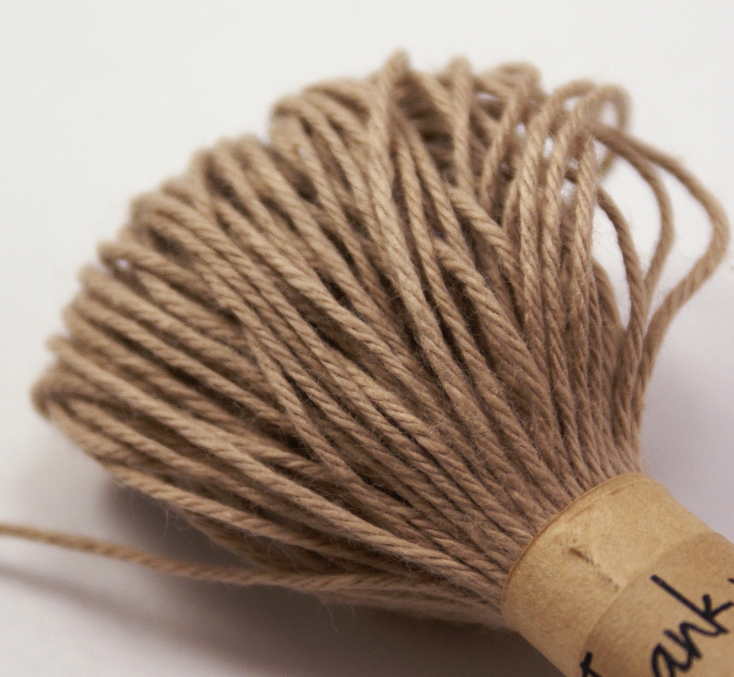 Free Shipping - 15 Yards of SOLID colored TAUPE Bakers Twine String - for crafting, gift wrapping, packaging