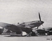 Sov Yak 1 Airplane World War II Black and White Picture