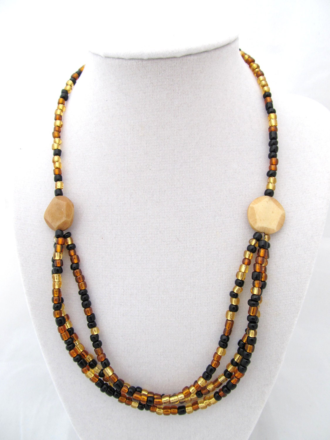 Tribal Three-strand Bone necklace