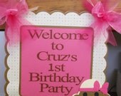 1st Birthday Petite Sock Monkey Party Package Il_170x135