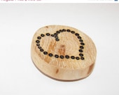 25% Off SALE Rustic Hand Cut And Wood Burned Christmas Holiday Cute Happy Heart Magnet