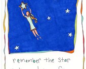 remember the star. print by rachel awes.