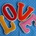 Crochet Letters, LOVE - crochet pattern, PDF