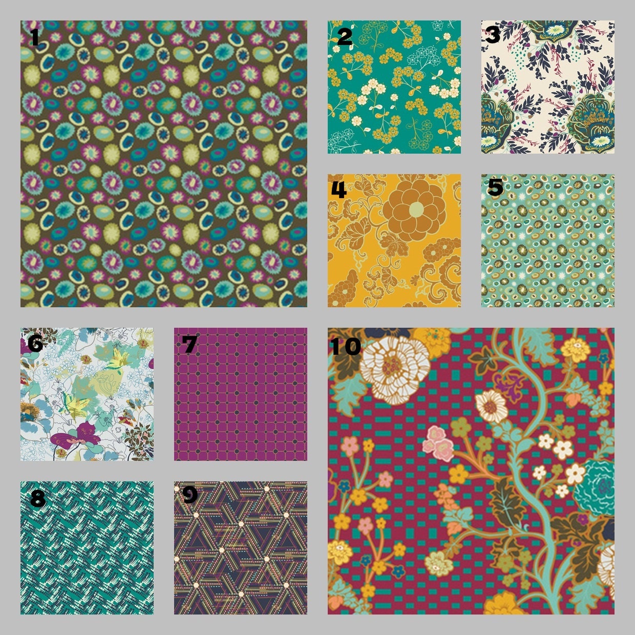 Modern Indie in Midnight (Baby Bedding Crib Set)