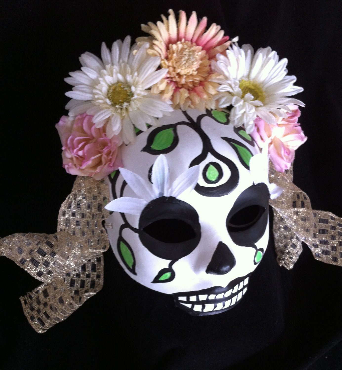 Day of the Dead Masquerade Sugar Skull Mask