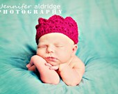 Baby Crown Crochet Crown Hot Pink Metallic Crown Princess Crown Magenta Newborn Crown Mini Crown Newborn Photography Prop Sparkly