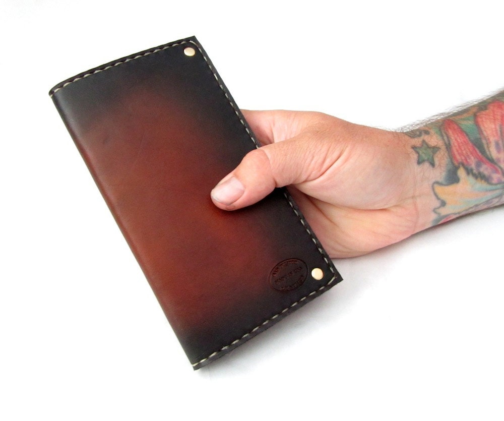 Sunburst Leather Wallet