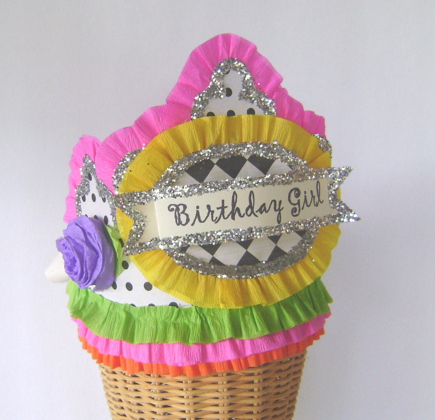 Birthday Party Crown/Hat- BIRTHDAY GIRL or customize with any saying - child or adult Il_570xn