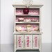 Pink Buffet 1:12 Dollhouse Miniature Vintage Art Decor Shabby Chic French Style Home Decor