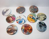 10 Random Comic Book 1.5" Buttons