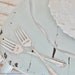 I DO, ME TOO - Vintage Wedding Cake Fork Set Personalized with Your Wedding Date by jessicaNdesigns on Etsy