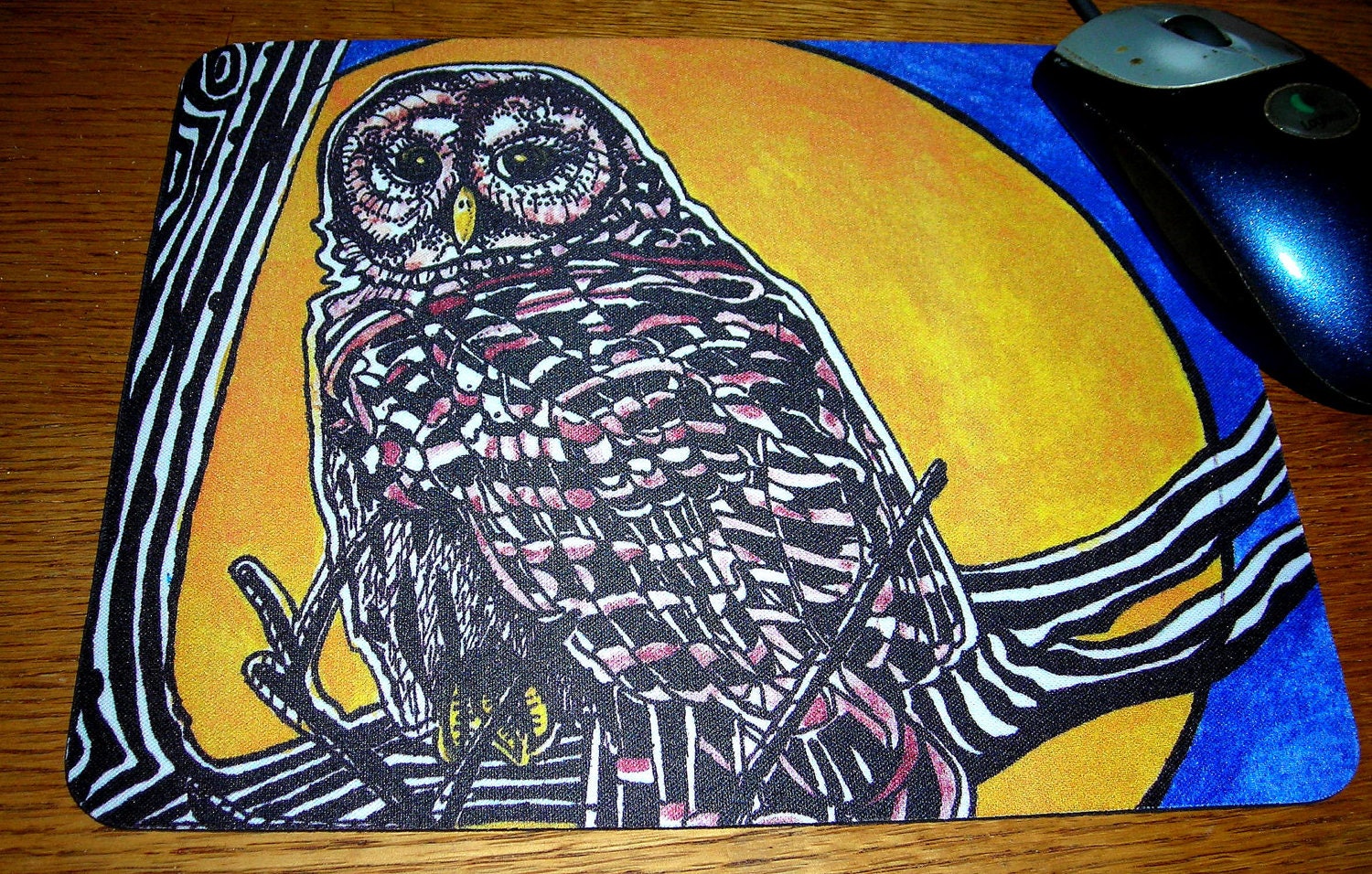 Mouse Pad - Barred Owl