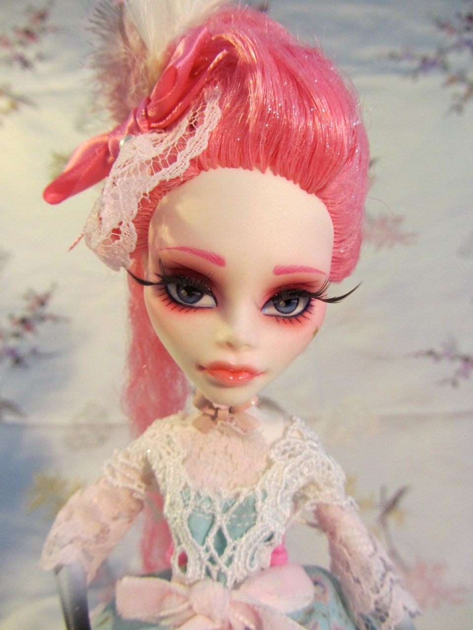 Reserved for Caden-Custom Marie Antionette Cupid - MH doll repaint and hand made outfit by Wicked Paper Dolls OOAK