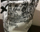 Antique Day of the Dead Drawstring Knitting Bag