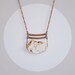 White Turquoise & Brass