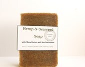 Hemp and Seaweed Soap - Handcrafted All Natural Soap - Vegan