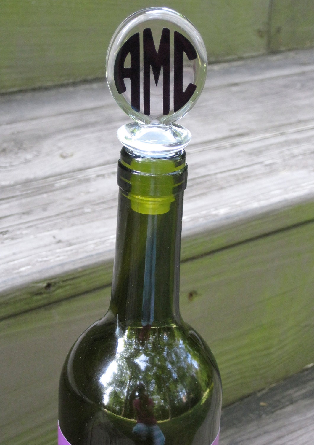 Personalized Oval Wine Stopper