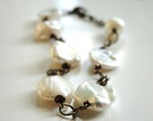 NEW - Fall Collection, Bracelet, Freshwater Pearls, Gift for Her, Creamy White, Accessories, LUXE Pearls - wulfgirl