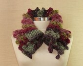 Hit the Road / Knit Loop Scarf, Chunky, Cowl Neck Warmer / Multicolor Unisex Scarf / Winter  Accessories