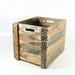 Wood Crate Wooden Box Table Furniture Storage with Two Toned Finish