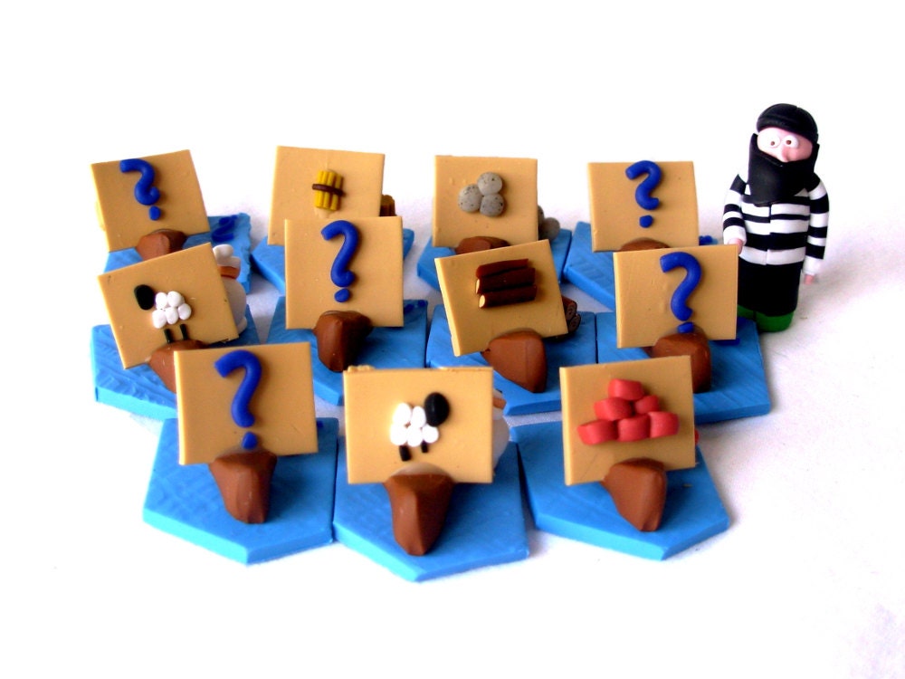 Settlers of Catan 3D Basics Token Set