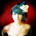 Top Hat with Birdcage Veil : RESERVED FOR TARA