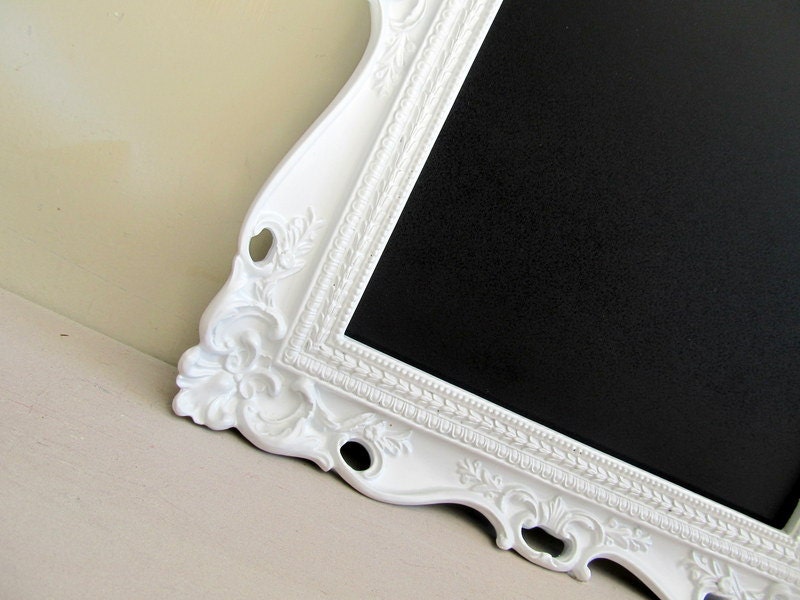 Wedding Chalkboard Bar Menu Sign Ornate Framed Chalk Board Hostess Gift Kitchen Chalkboard Magnetic Birthday Party Sign Decor - MORE COLORS
