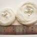 Ivory Fabric Roses Handmade Appliques Embellishment 5 pcs