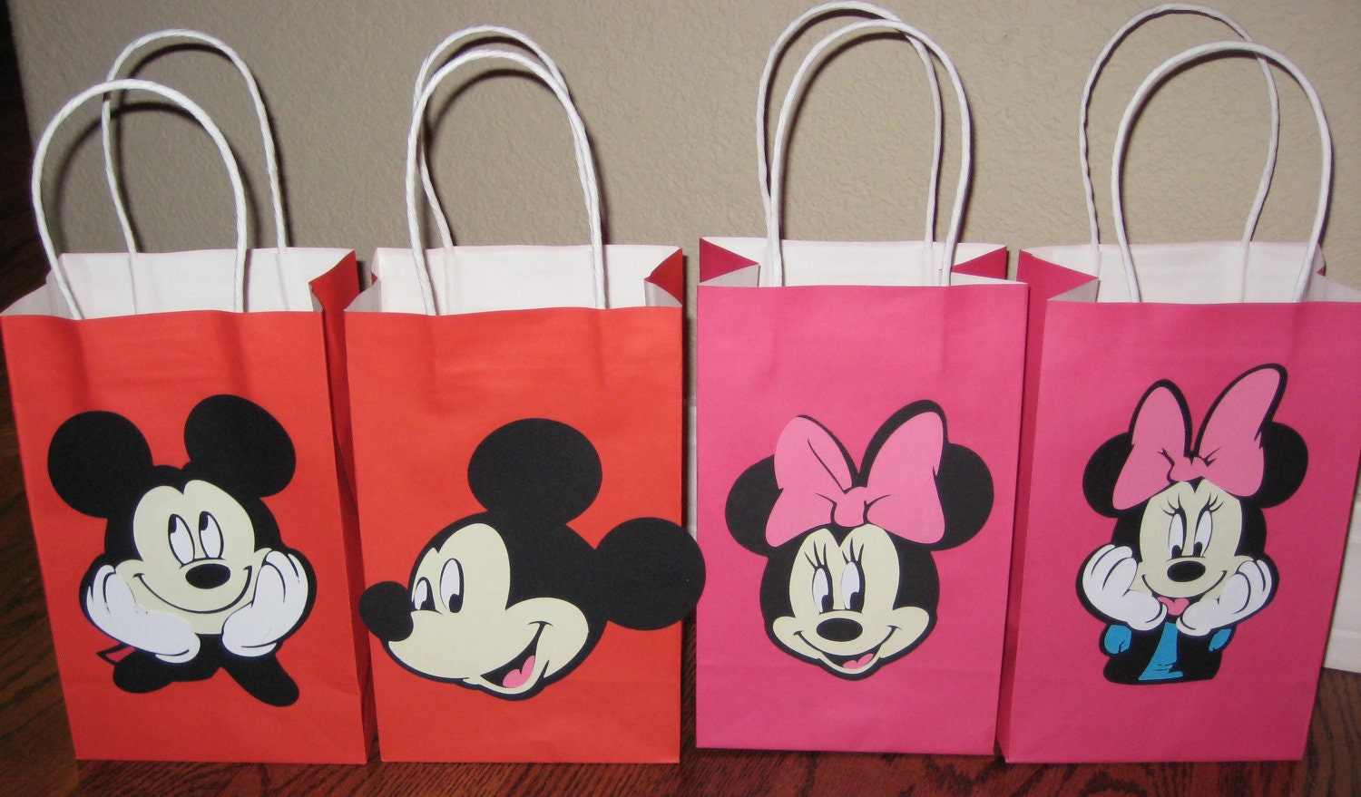 Mickey Mouse Minnie Mouse Party Goodie Treat Loot Bags