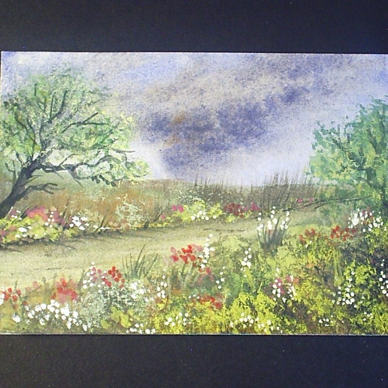 aceo original landscape