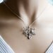 Mother's Jewelry. Personalized  Family Tree Silver Necklace,  Jewelry,Family Initial, Mom's Gift, Birthday