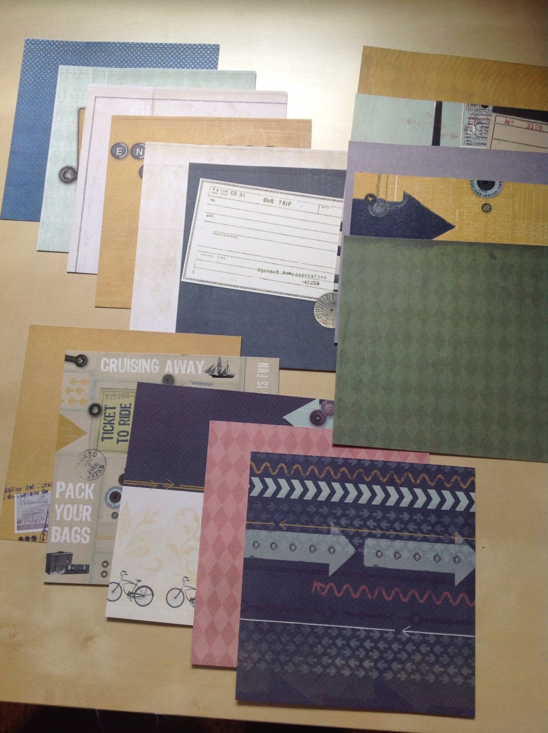 Paper Pack 23-6 x 6 sheets-World Traveler dcwd