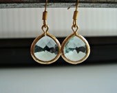 Gold Filled Erinite Dangle Earrings - Also Available in Silver, Bridal Earrings , Bridesmaid Earrings, Wedding Jewelry