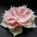 Cream Rose Felt Flower Brooch