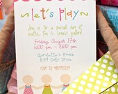 PARTY PRINTABLE - Paper Doll Birthday Invitation - Petite Party Studio Il_170x135