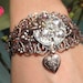 Steampunk Locket Cuff Bracelet
