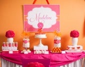 Pancake and Pajama Pink and Orange Printable Party - As Seen on HWTM Il_170x135