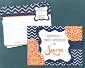 Spa Pom Pom. Chevron Mums. Advice & Well Wish Cards. Printable Cards by Tipsy Graphics. Any Colors Il_170x135