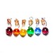 Wire Wrapped Potion Vial- Choose From a Rainbow of Colors-Geeky Gamer Inspired-Black Cord Version