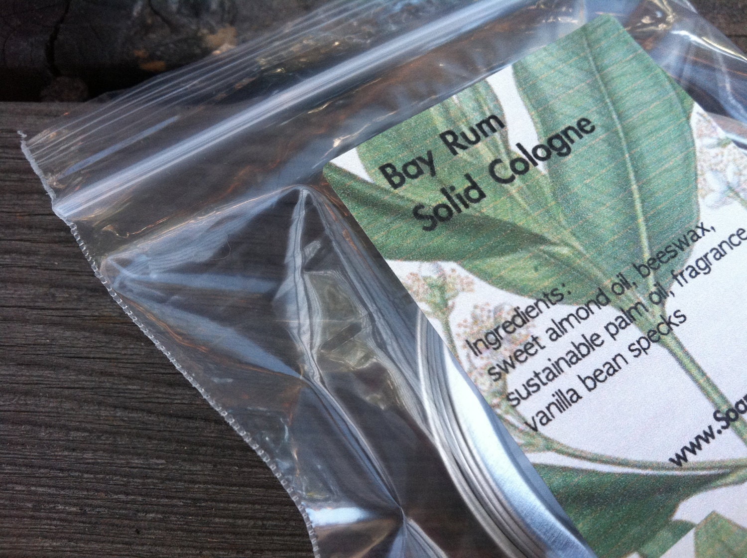 Solid Cologne- Bay Rum & Vanilla