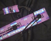 PENDLETON WOOL Native Flute, Low D Whistle, or Shakuhachi Bag with option of Horse Hair Tassels