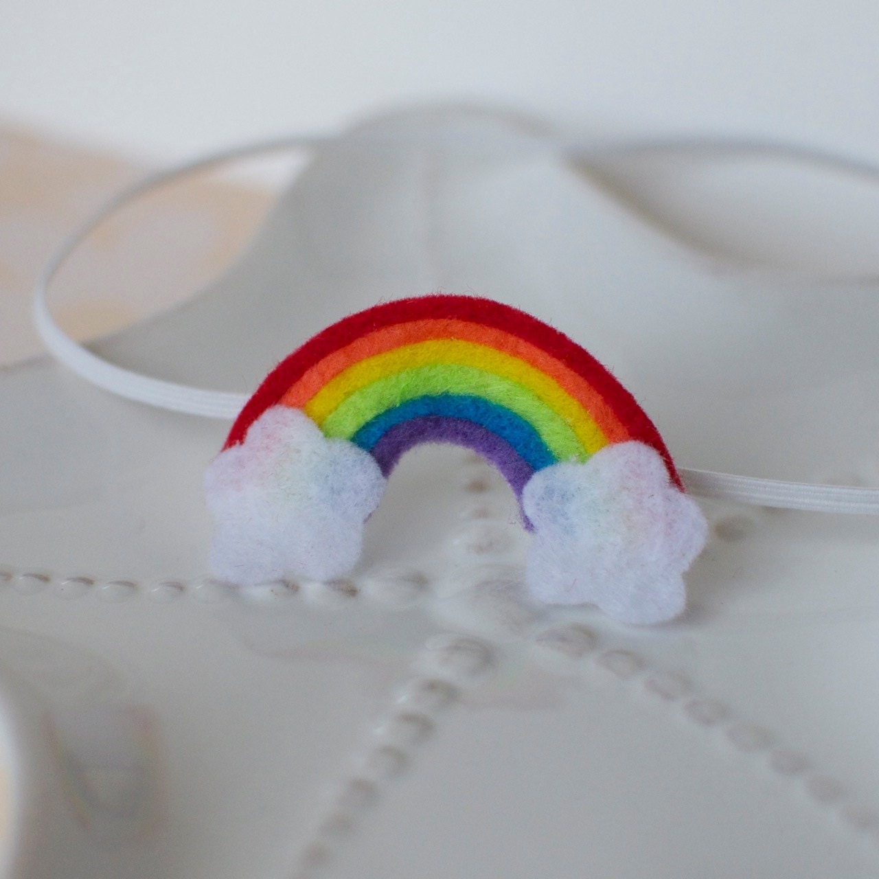 Felt Rainbow Headband