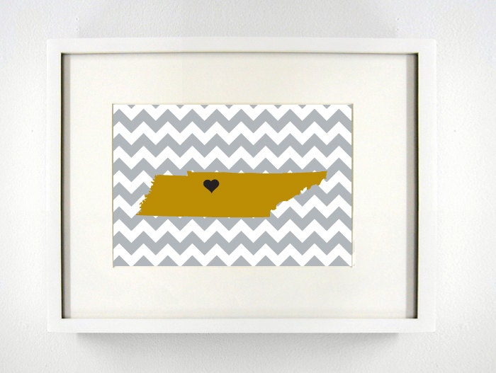 Vanderbilt University Giclée Print- 8x10 - Vandy - Go Commodores - Tennessee State Print