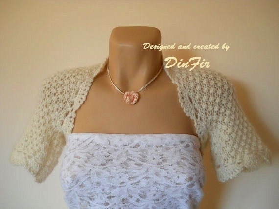 ANGORA  WEDDING  BOLERO  Shrug, Wedding Accessories Hand Knitted, Bridal Accessories Elegant Jacket Women Cardigan, Capelet