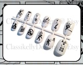 Portal 2 Warning Signs Nail Set