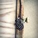 Silver gemstone necklace, bridal, romantic necklace, filigree flower necklace, metalsmith, aquamarine, amethyst , iolite