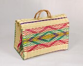 Traditional Portuguese Reed Basket, no. 6. Prism