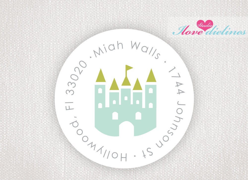 ON SALE - Castle Return Address Labels